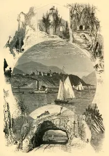 West Point, and Scenes in Vicinity 1874. Creator: Harry Fenn