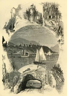 West Point, and Scenes in Vicinity 1874. Creator: Harry Fenn