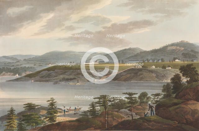 West Point (No. 16 of The Hudson River Portfolio), 1825. Creator: John Hill.