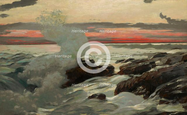 West Point, Prout's Neck, 1900. Creator: Winslow Homer.