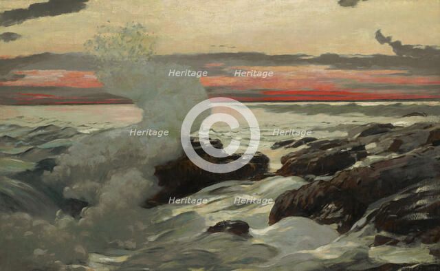 West Point, Prout's Neck, 1900. Creator: Winslow Homer.