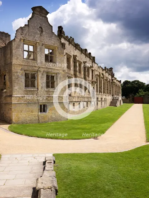 West range and terrace, Bolsover Castle, Derbyshire, 2008. Artist: Historic England Staff Photographer.