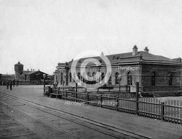 West-Siberian Railroad. Station of the Third Class, Petropavlovsk, 1892-1896. Creator: Unknown.