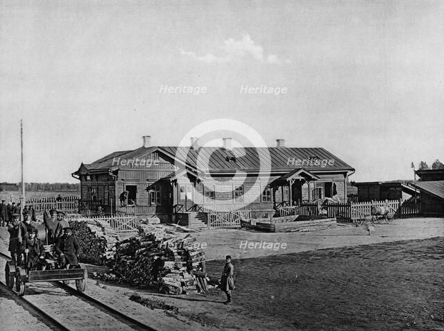 West-Siberian Railroad. Station of the Fifth Class, Vargashi, 1892-1896. Creator: Unknown.