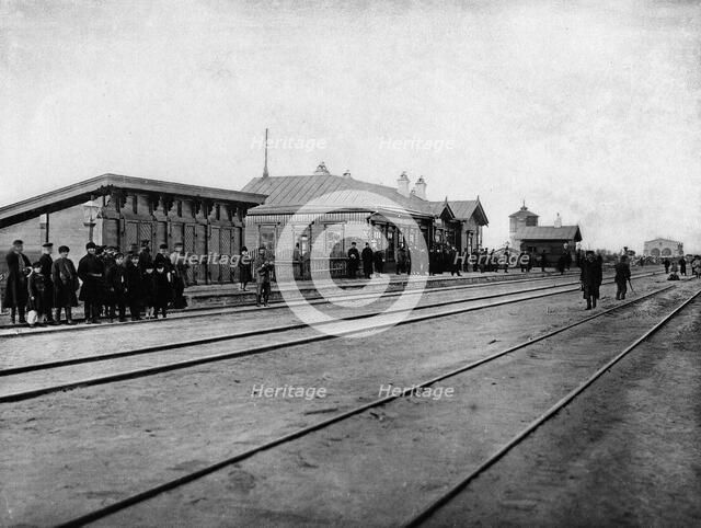 West-Siberian Railroad. Station of the Forth Class, Shumikha, 1892-1896. Creator: Unknown.