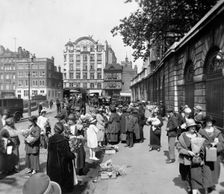 West Smithfield, City of London, (c1910s?). Creator: Unknown