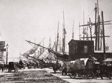 West Street, New York City, USA, 1870s. Creator: Unknown
