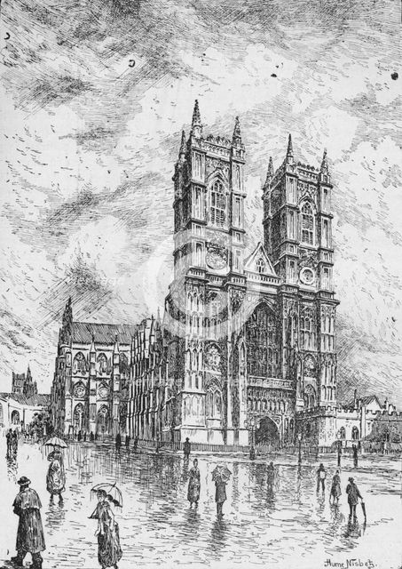 'Westminster Abbey', 1890. Artist: Hume Nisbet.