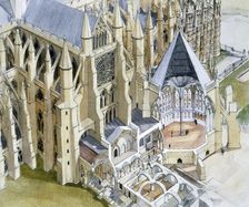 Westminster Abbey, Chapter House, c16th century, (c1990-2010) Artist: Terry Ball