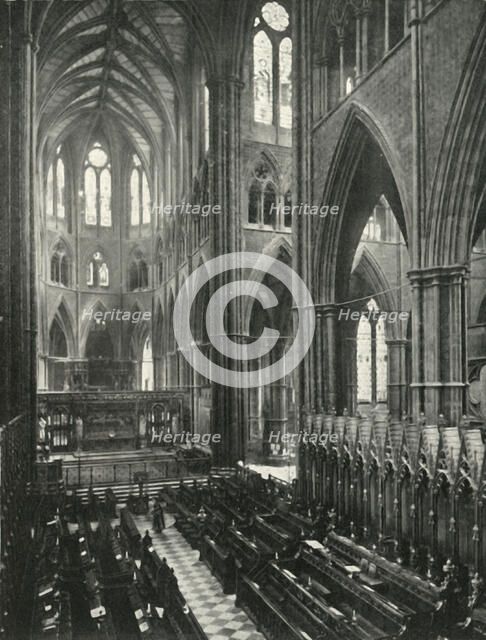 'Westminster Abbey: Choir and Apse', 1911. Creator: Unknown.