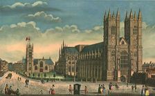 Westminster Abbey and St Margaret's Church, c1793. Creator: Thomas Bowles
