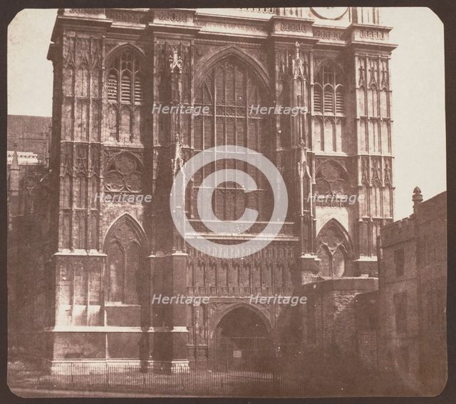 Westminster Abbey, before 1844. Creator: Nicholas Henneman (British, 1813-1898).