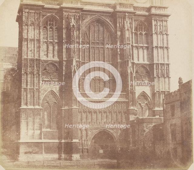 Westminster Abbey, before May 1845. Creator: Nicolaas Henneman.