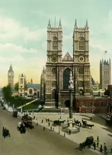Westminster Abbey c1900s. Creator: Eyre & Spottiswoode
