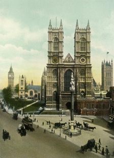 Westminster Abbey c1900s. Creator: Eyre & Spottiswoode