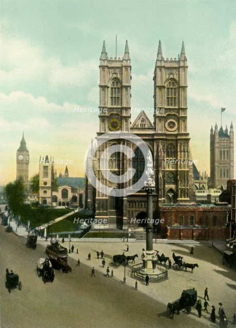 'Westminster Abbey', c1900s.  Creator: Eyre & Spottiswoode.