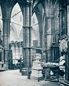 Westminster Abbey. From South Transept, looking North-East. St. Benedict's Chapel c1903. Artist: SB Bolas & Co