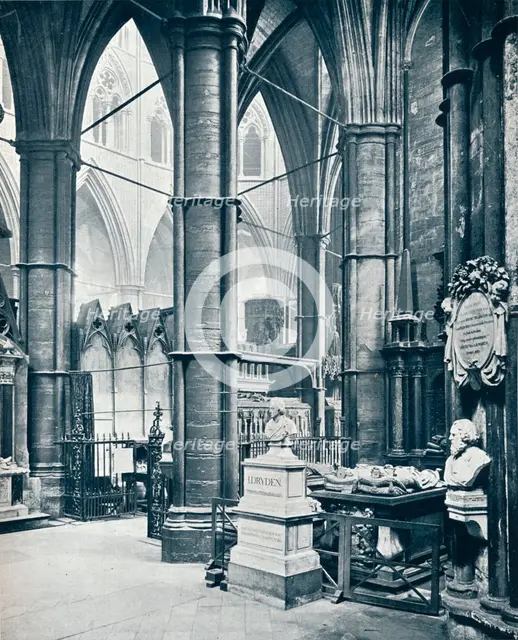 'Westminster Abbey. From South Transept, looking North-East. St. Benedict's Chapel', c1903. Artist: SB Bolas & Co.