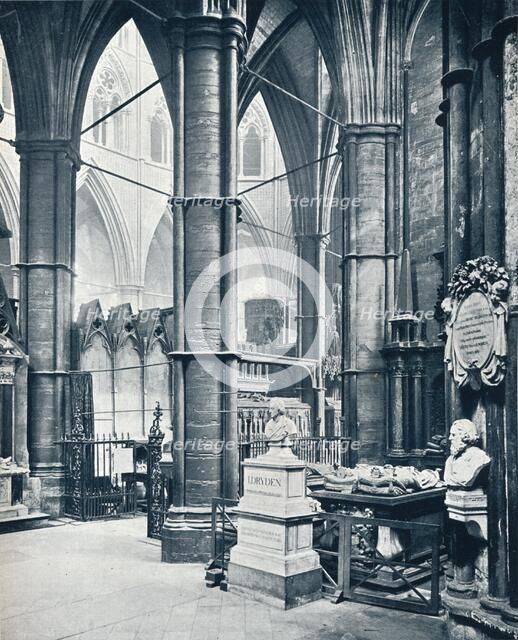 'Westminster Abbey. From South Transept, looking North-East. St. Benedict's Chapel', c1903. Artist: SB Bolas & Co.