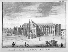Westminster Abbey, London, 1742. Artist: Anon