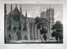 Westminster Abbey, London, 1804. Artist: Samuel Rawle