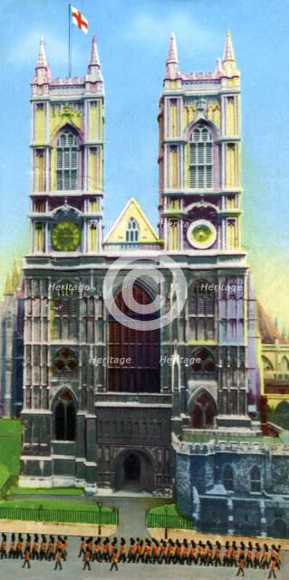 Westminster Abbey, London, 20th century. Artist: Unknown