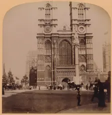 Westminster Abbey, London, England 1896. Creator: Underwood & Underwood