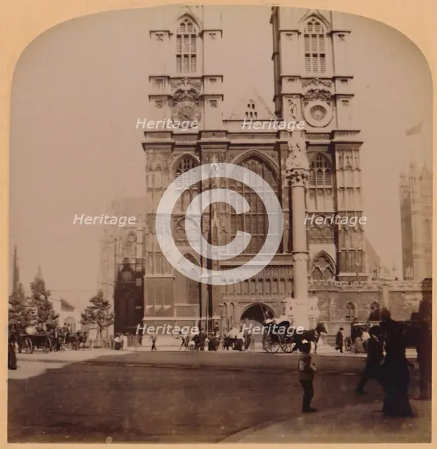 'Westminster Abbey, London, England', 1896. Creator: Underwood & Underwood.