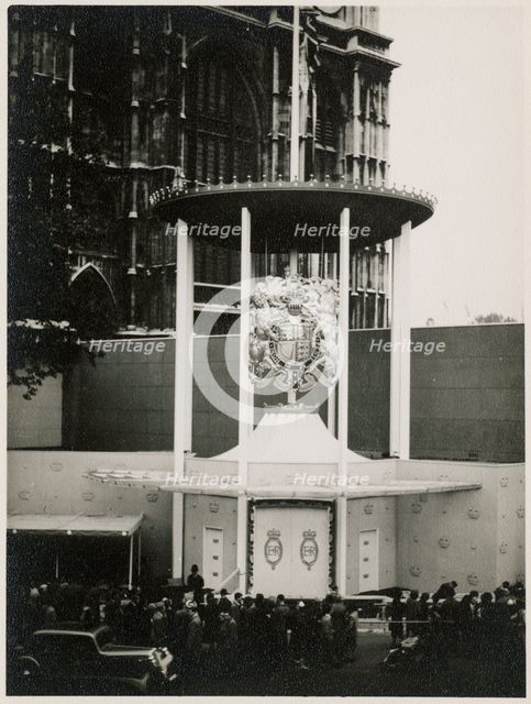 Westminster Abbey, Westminster, Greater London Authority, 1953. Creator: JR Uppington.