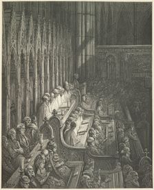 Westminster Abbey - The Choir, 1872. Creator: Albert Doms