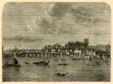 Westminster Bridge (1881). Creator: Unknown