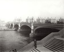 Westminster Bridge and St Thomas's Hospital, London, 1887
