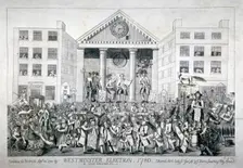 Westminster Election 1780. Artist: Anon