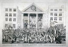 Westminster Election 1780. Artist: Anon