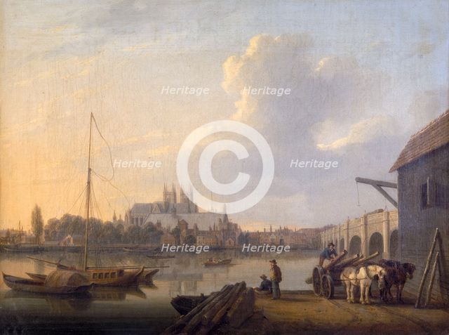 'Westminster from the South', c1810. Creator: William Anderson.