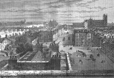 Westminster from the roof of Whitehall, 1807 (1897)