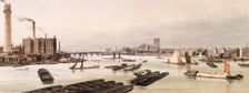 Westminster from Waterloo Bridge, London. Creator: TS Bays