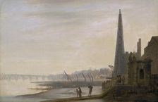 Westminster from York Stairs c1780