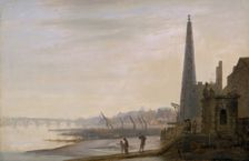 Westminster from York Stairs c1780. Creator: Unknown