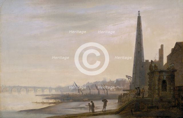 'Westminster from York Stairs', c1780. Creator: Unknown.