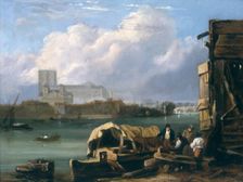 Westminster from Lambeth after 1827. Creator: Unknown