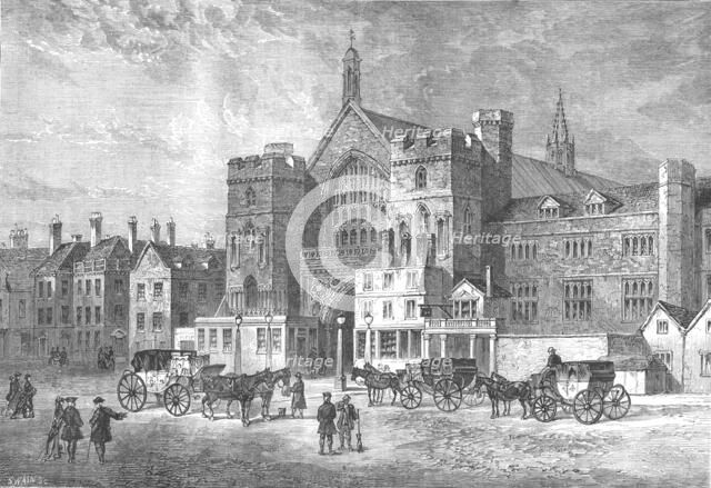 Westminster Hall, 1808 (1897). Artist: Swain.