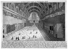 Westminster Hall, London, c1790. Artist: Anon