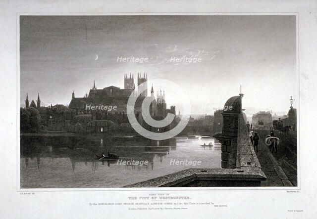 Westminster, London, 1828. Artist: C Matthews