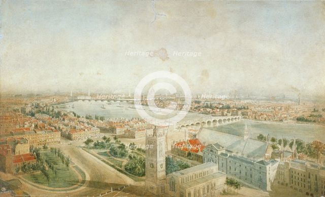 Westminster, London, c1830. Artist: Thomas Kearnan