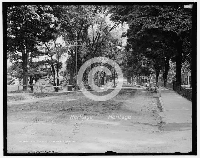 Westminster St. Street, Bellows Falls, Vt., c1907. Creator: Unknown.