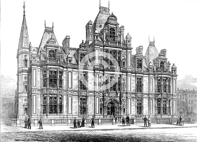 Westminster Townhall, opened by the Duke of Buccleuch, High Steward, 1883. Creator: Unknown.