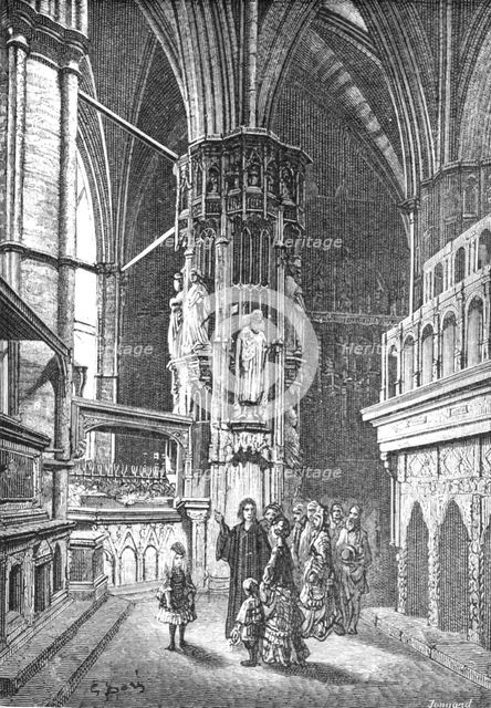 'Westminster - The Round of the Abbey', 1872.    Creator: Gustave Doré.