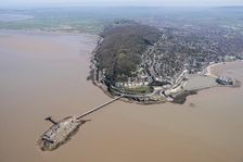 Weston Super Mare and Birnbeck Pier, Somerset, 2018. Creator: Historic England Staff Photographer