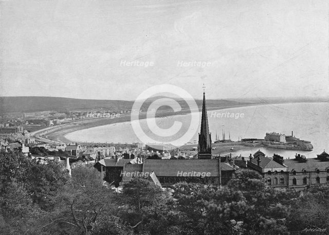 'Weston-Super-Mare', c1896. Artist: Davies Brothers.